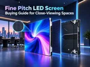 Guía de compra de pantallas LED de alta resolución para espacios con visualización cercana