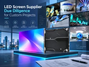 LED Screen Supplier Due Diligence for Custom Projects