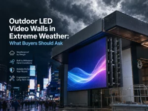 Outdoor LED Video Walls in Extreme Weather What Buyers Should Ask